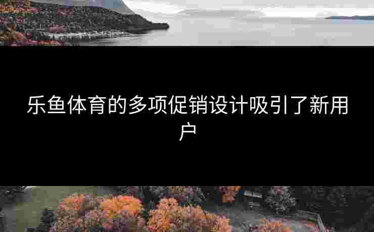 乐鱼体育的多项促销设计吸引了新用户