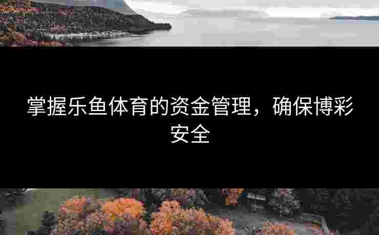 掌握乐鱼体育的资金管理，确保博彩安全